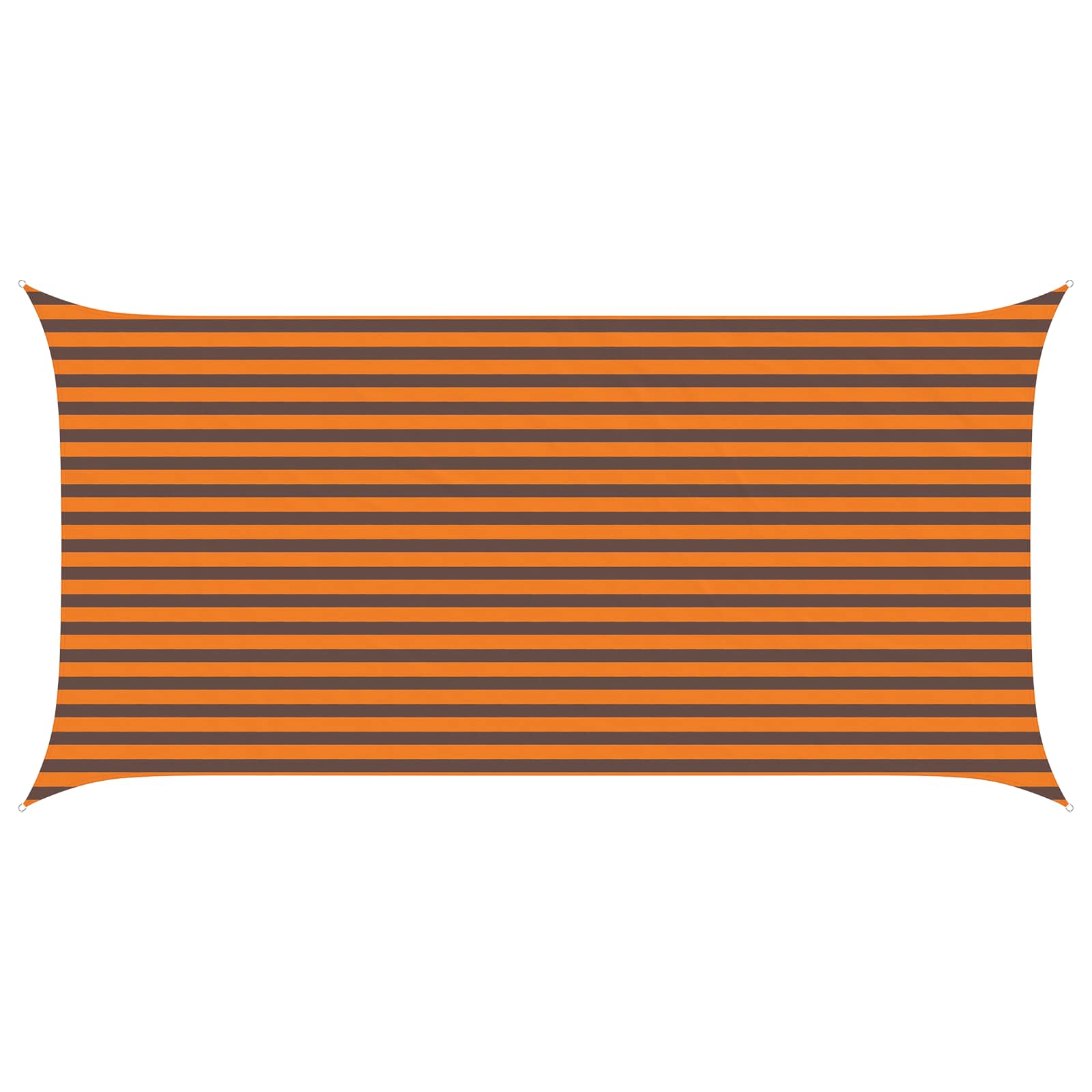 Saulės burė Oranžinė ir ruda 5 x 2,5 m