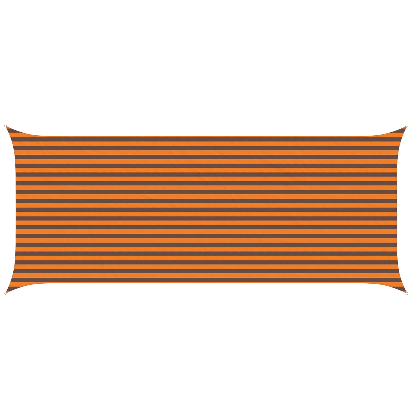 Saulės burė Oranžinė ir ruda 6 x 2,5 m