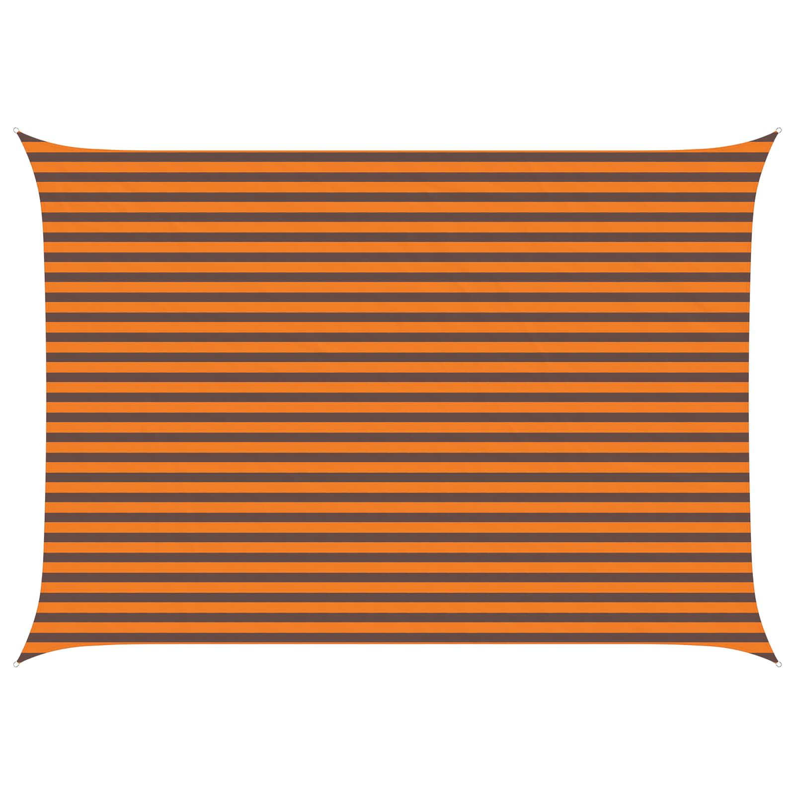 Saulessargs oranžs un brūns 5 × 3,5 m