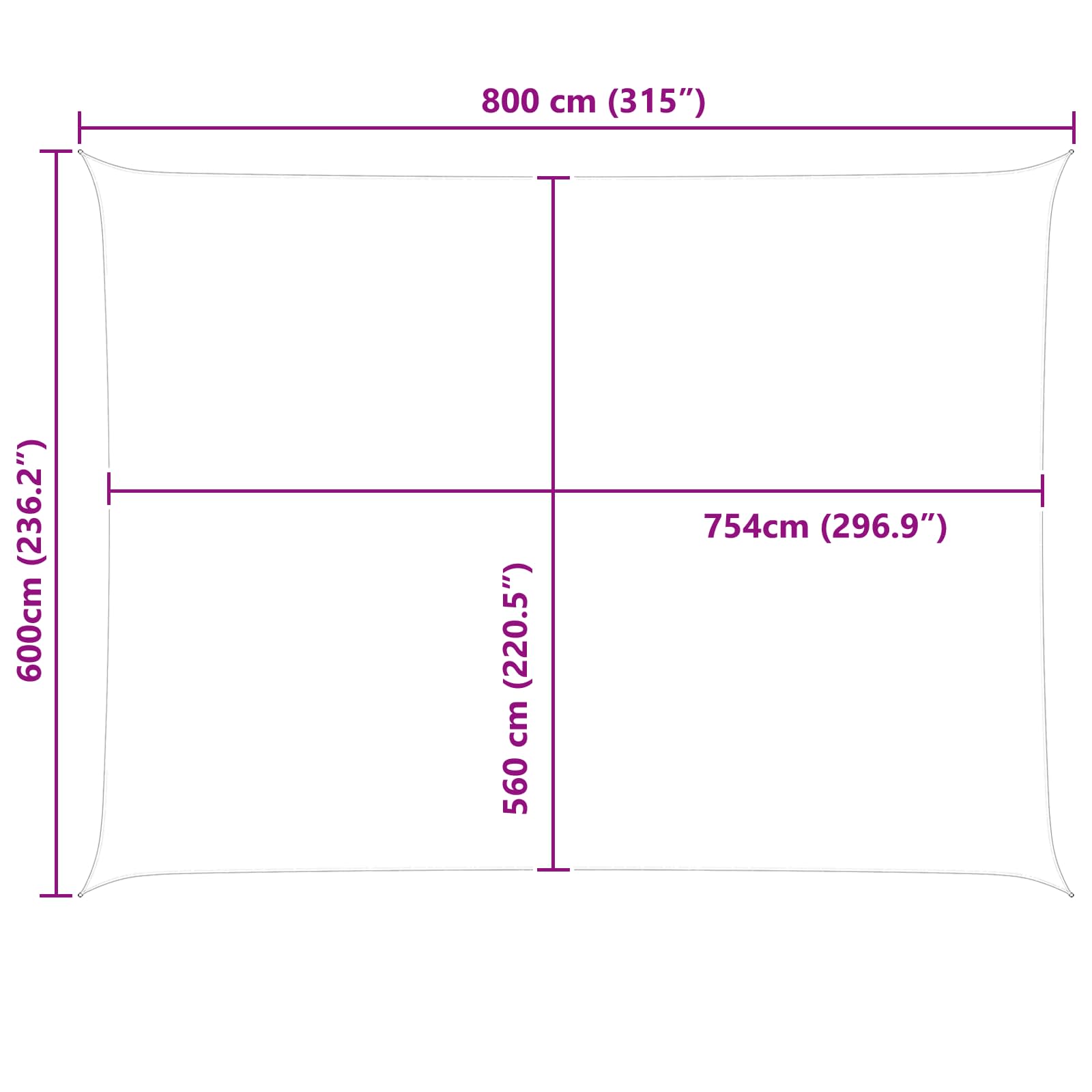 Saulės burė Oranžinė ir ruda 8 x 6 m 100% poliesteris Oksfordas
