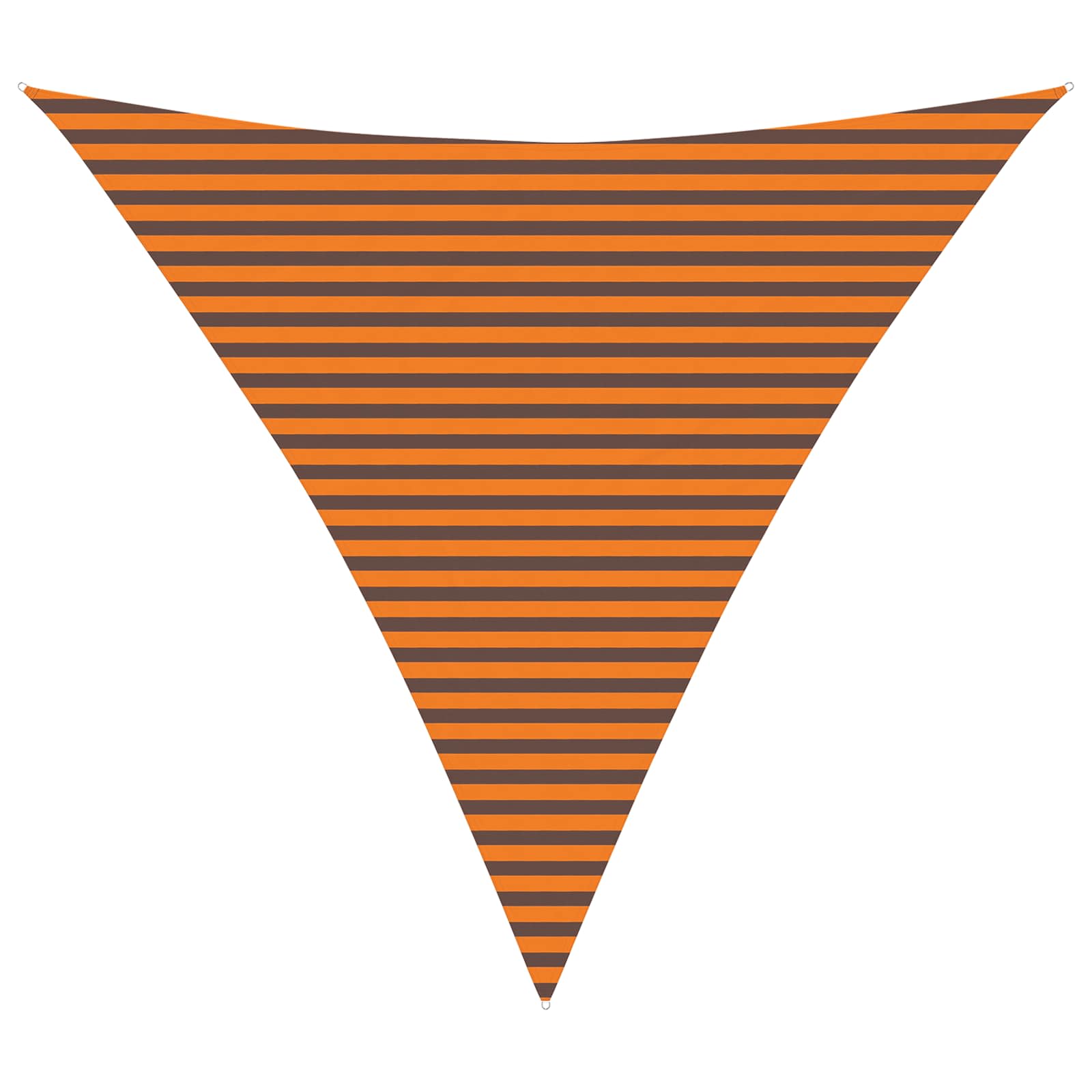Saulės burė Oranžinė ir ruda 4,5 x 4,5 x 4,5 m