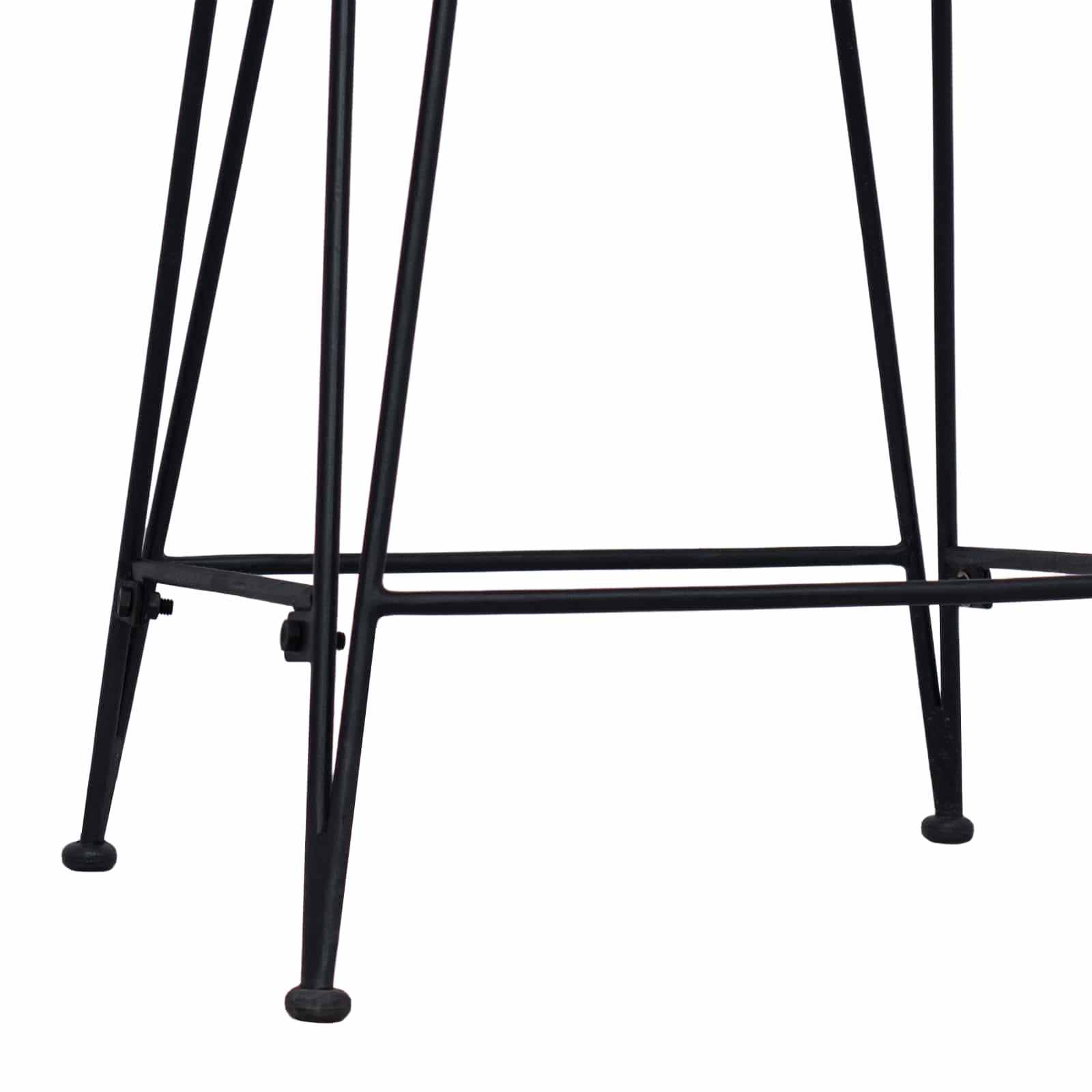 Baro taburetė 2 pcs Juoda 44 x 45 x 76 cm Ratana ir Plienas