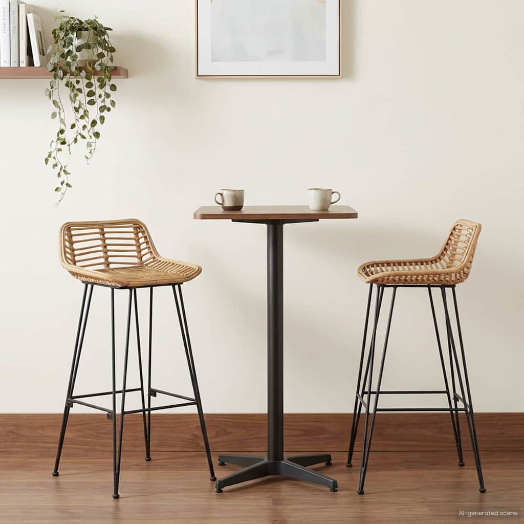 Bāra krēsls 44 x 46 x 91 cm 18 mm diametra dzelzs stieņi