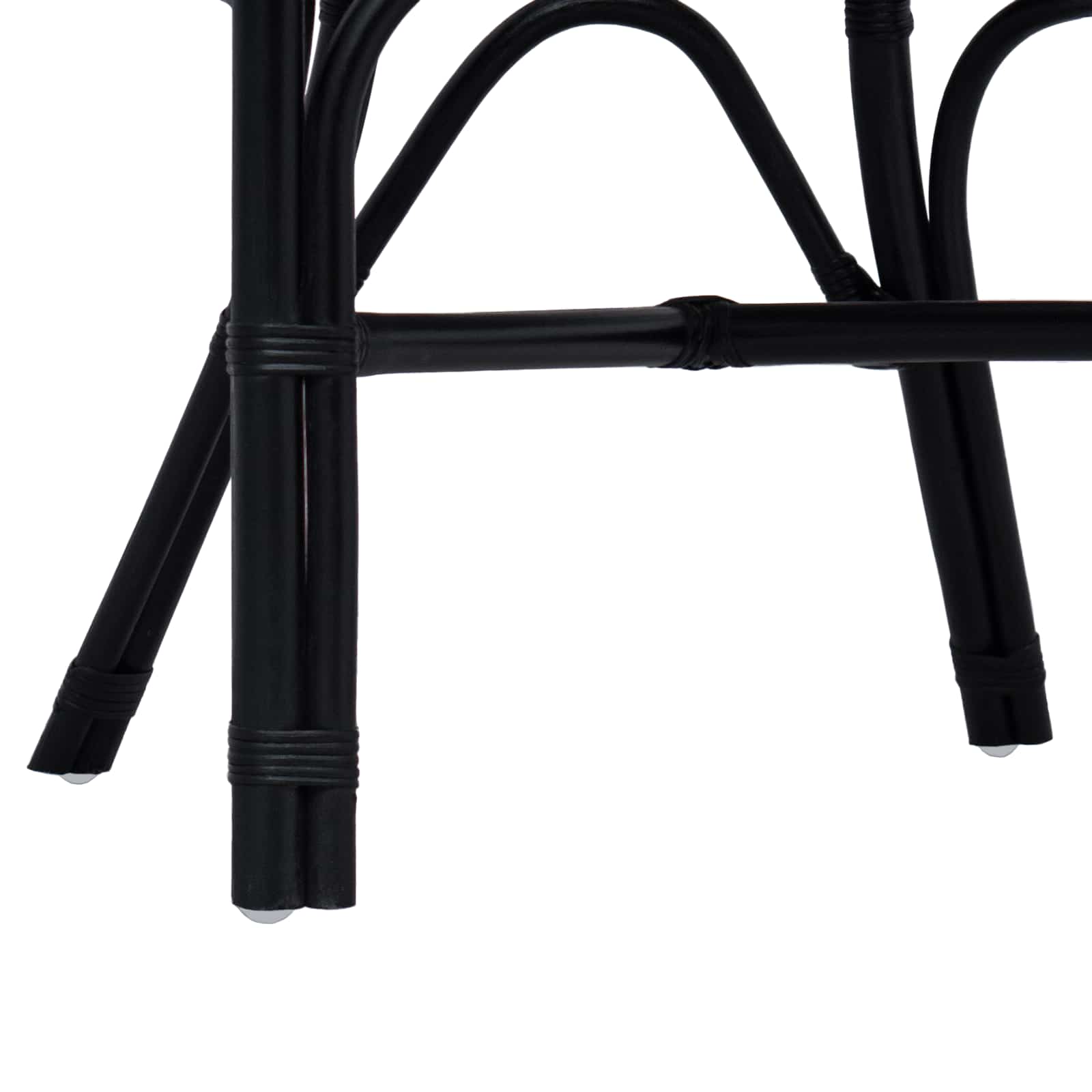 Susilankstantis krėslas Juoda 58 x 60 x 81 cm Ratanas