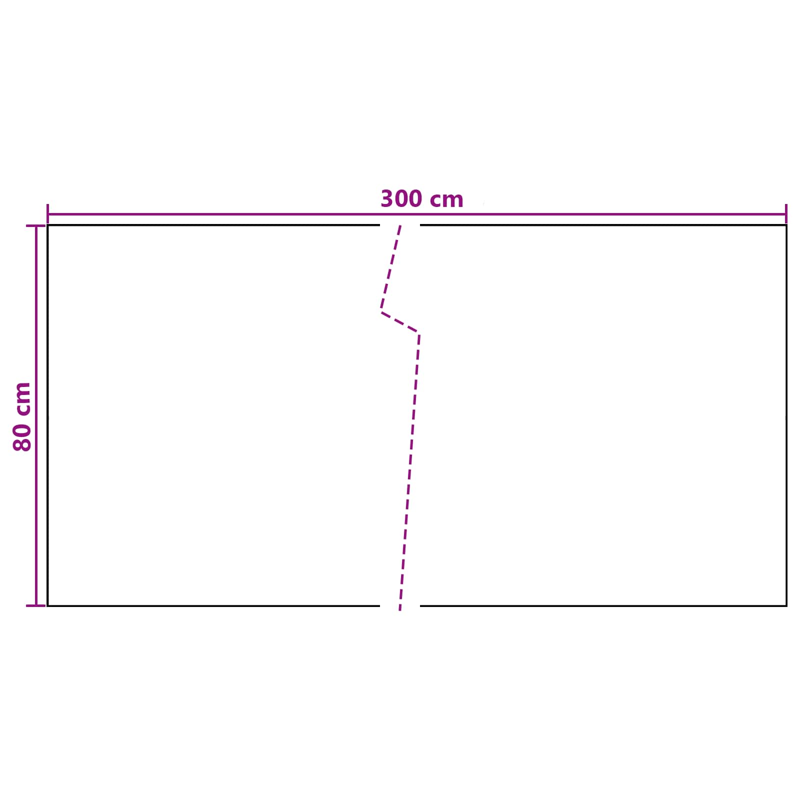 Balkono Ekranas Tamsiai pilka 300 x 80 cm poliratanas