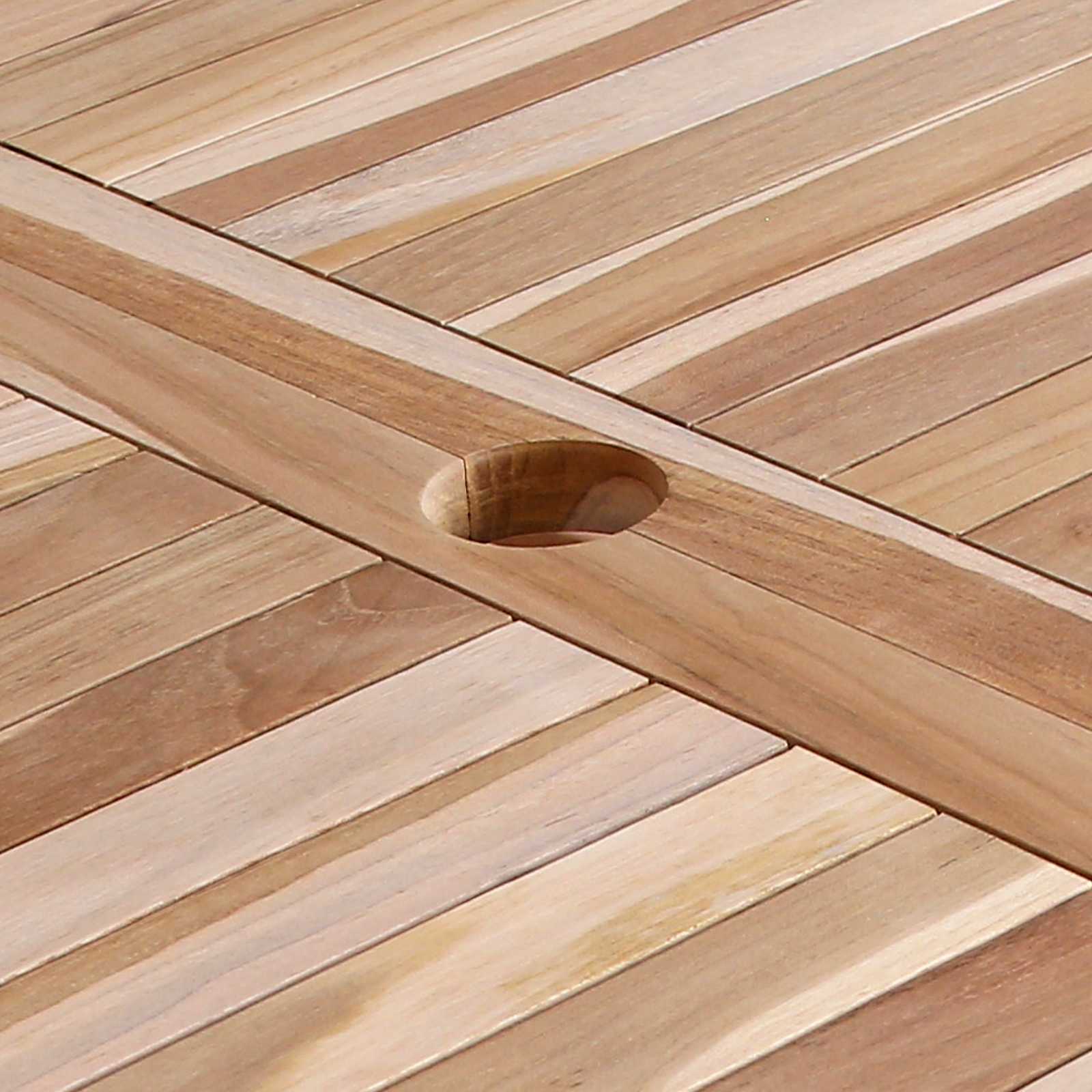 Sulankstomas sodo stalas Natūrali 120 x 70 x 75,5 cm