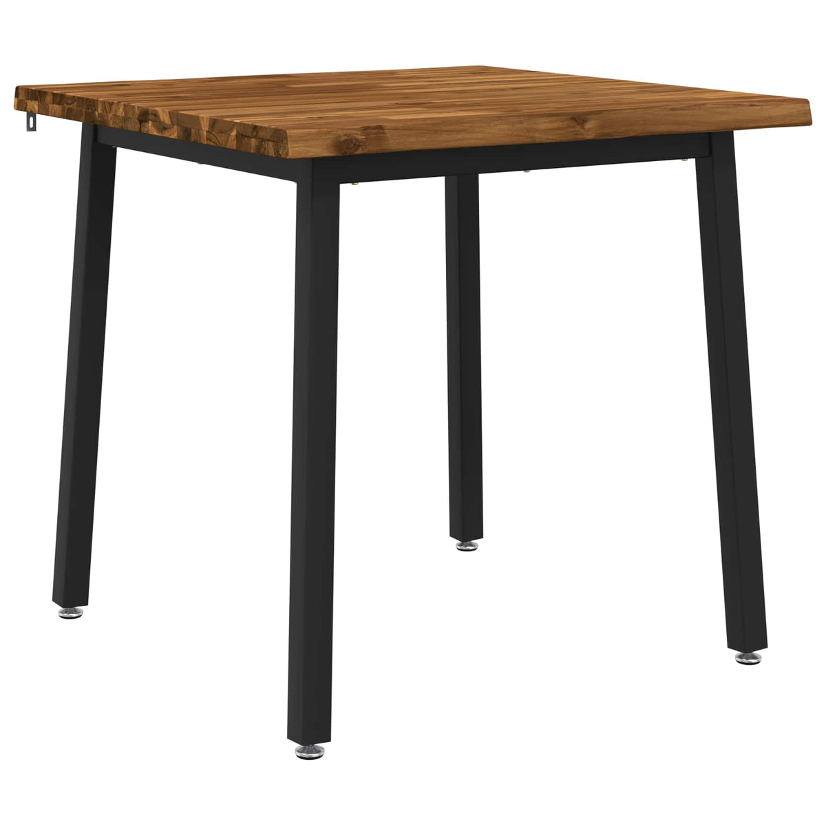 60 x 55 x 75 cm Kietos akacijos mediena Natūrali ir juoda
