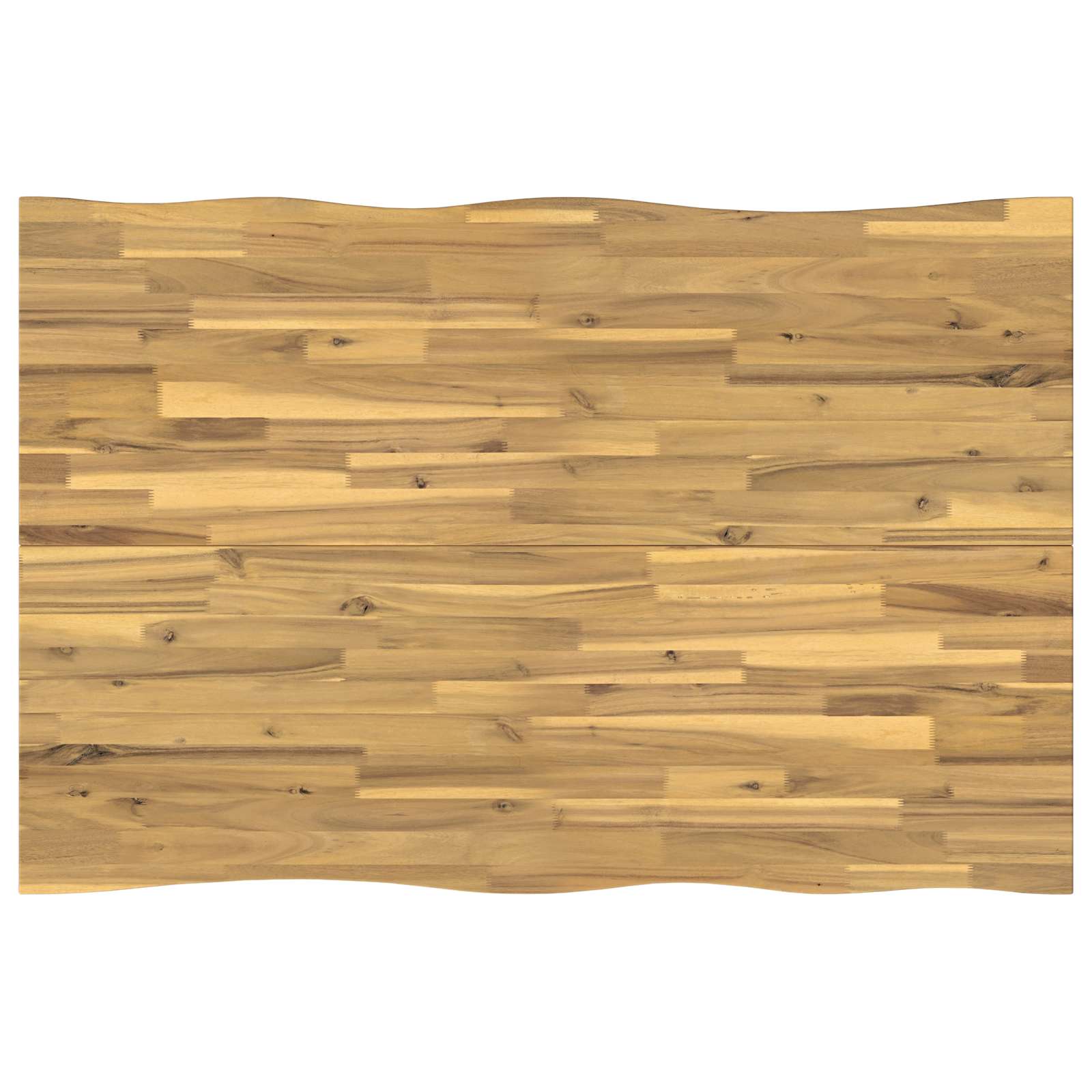 110 x 55 x 75 cm Kietos akacijos mediena Balta ir juoda