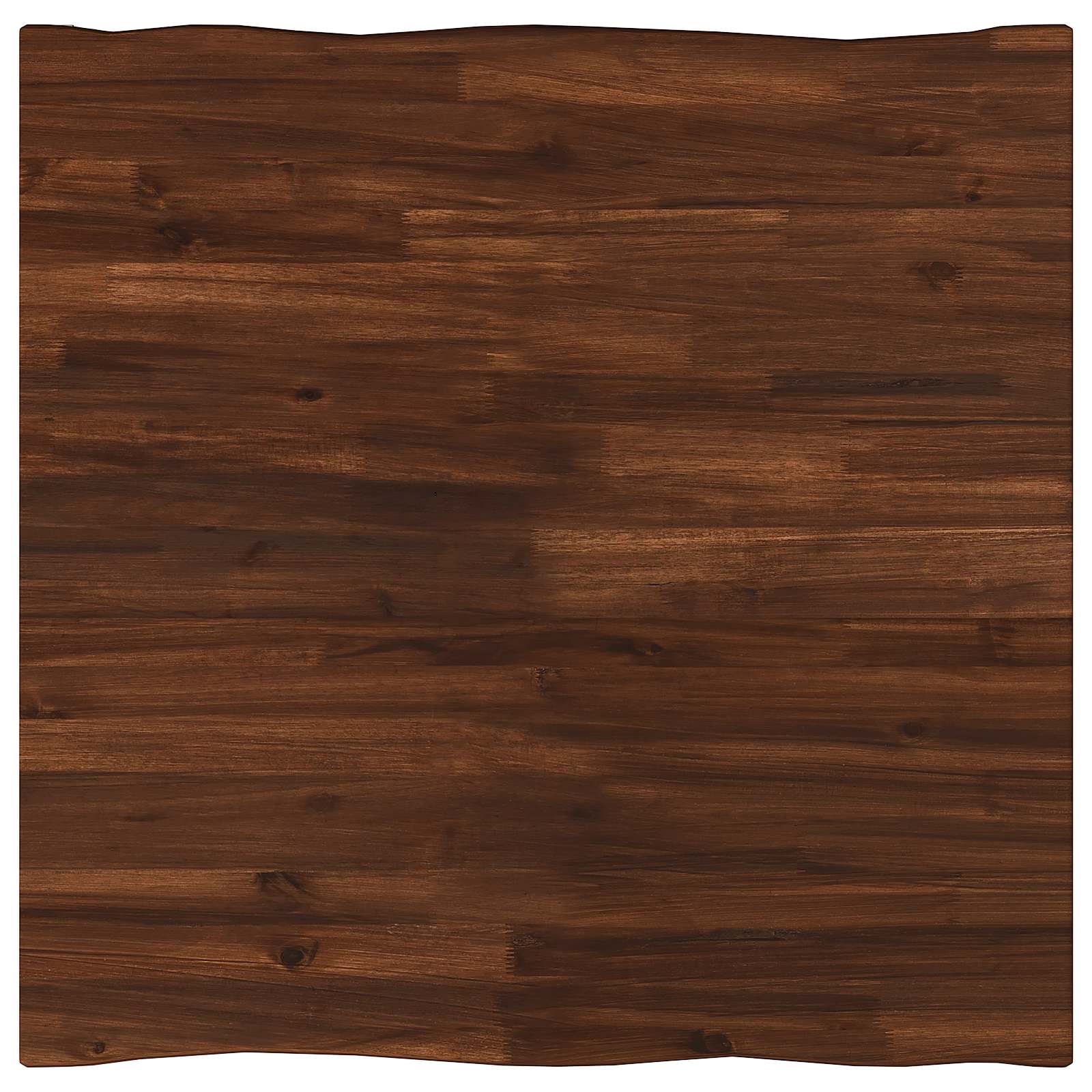 90 x 90 x 75 cm Kietos akacijos mediena Tamsiai ruda ir balta.
