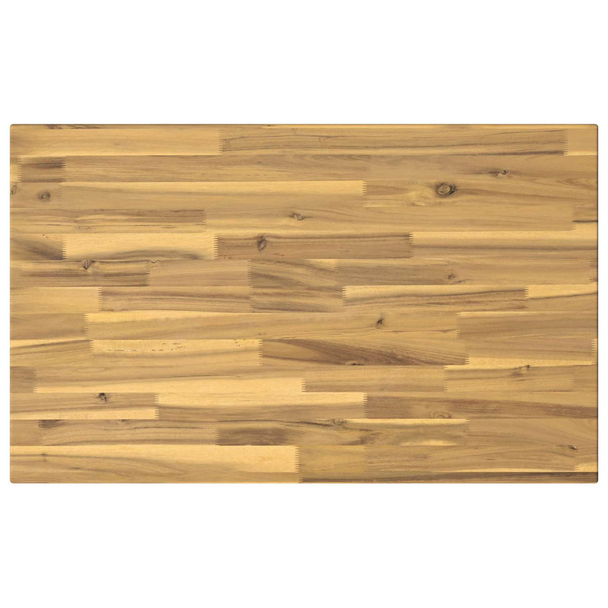 90 x 55 x 75 cm Kietos akacijos mediena Balta Stačiakampio