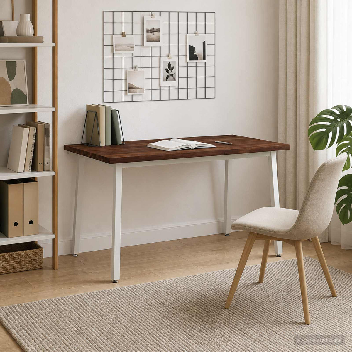 Kvadratinis valgomojo stalas 140 x 80 x 75 cm