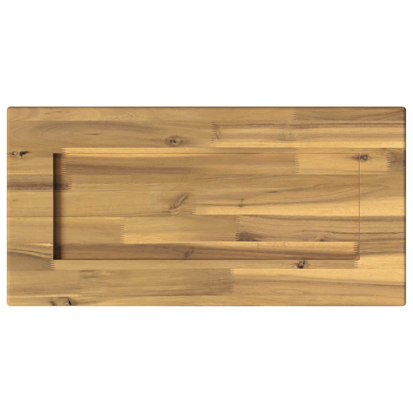 Stačiakampio stalo viršus 90 x 50 x 3,5 cm Stačiakampio Balta