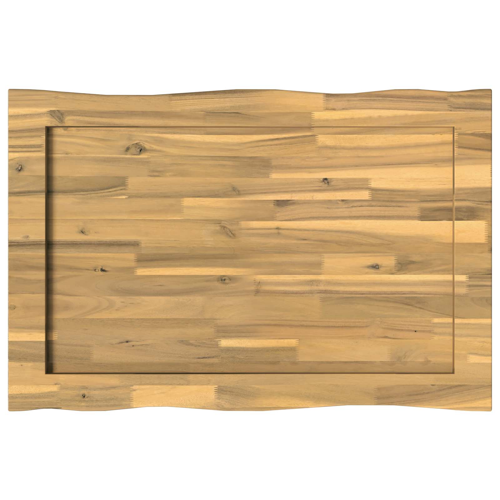 Stačiakampio stalo viršus 90 x 50 x 3,5 cm Stačiakampio Balta
