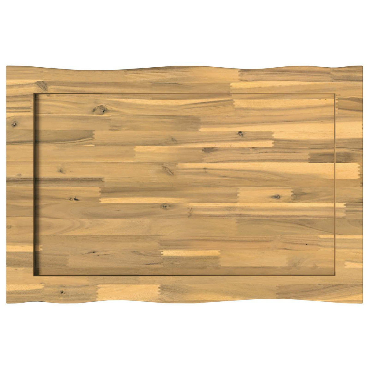 Stačiakampio stalo viršus 90 x 50 x 3,5 cm Stačiakampio Balta