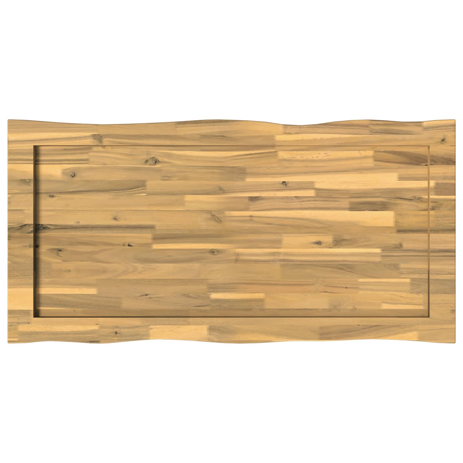 Stačiakampio stalo viršus 90 x 50 x 3,5 cm Stačiakampio Balta