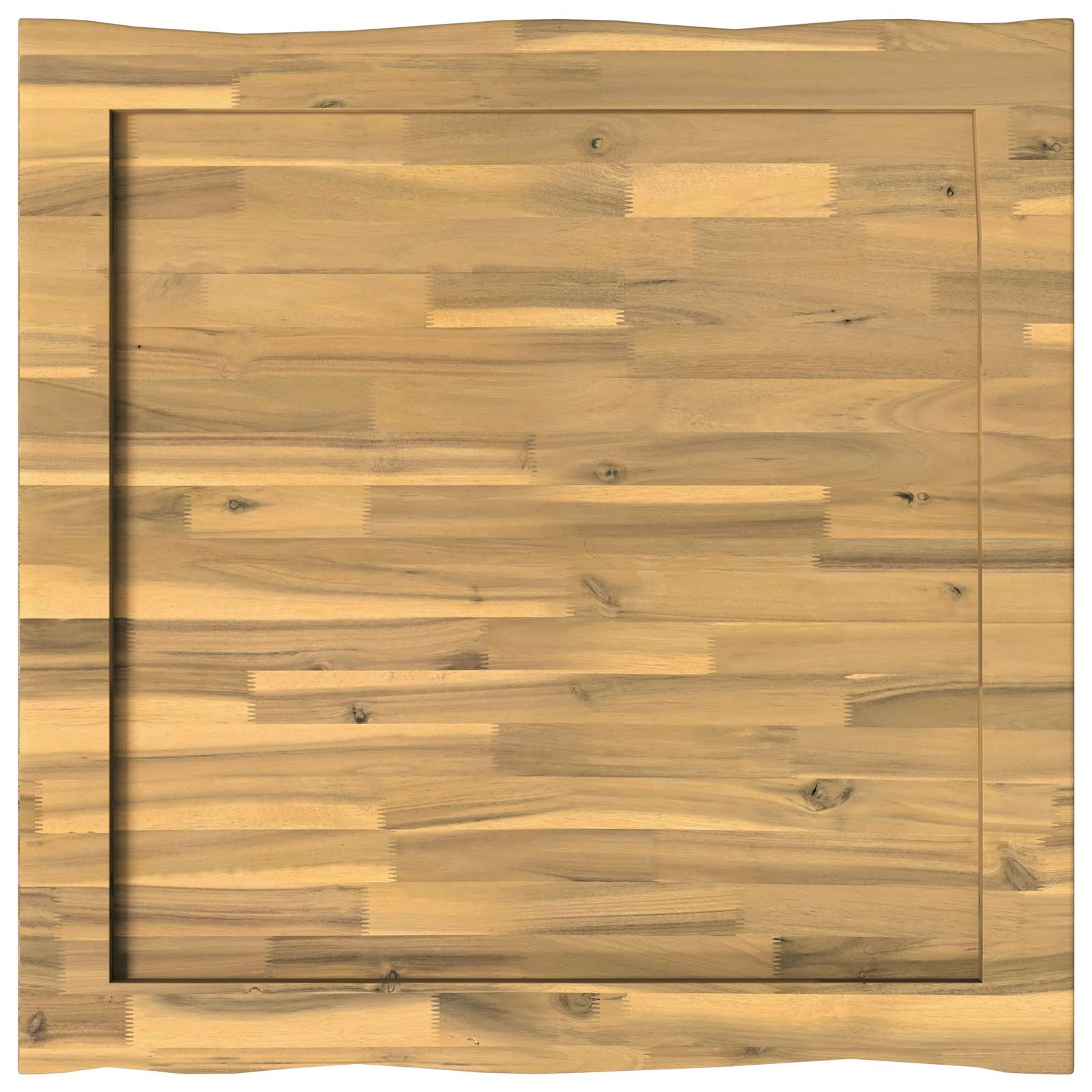 Stačiakampio stalo viršus 80 x 80 x 3,5 cm Kvadrato Balta