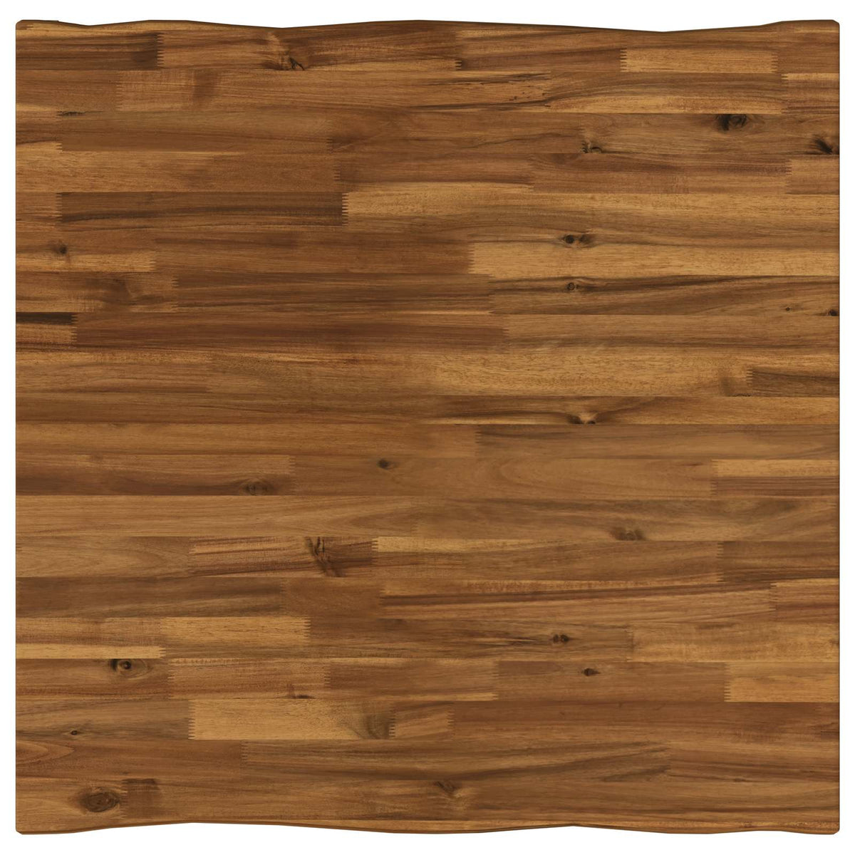 80 x 80 x 75 cm Kietos akacijos mediena Natūrali ir Balta