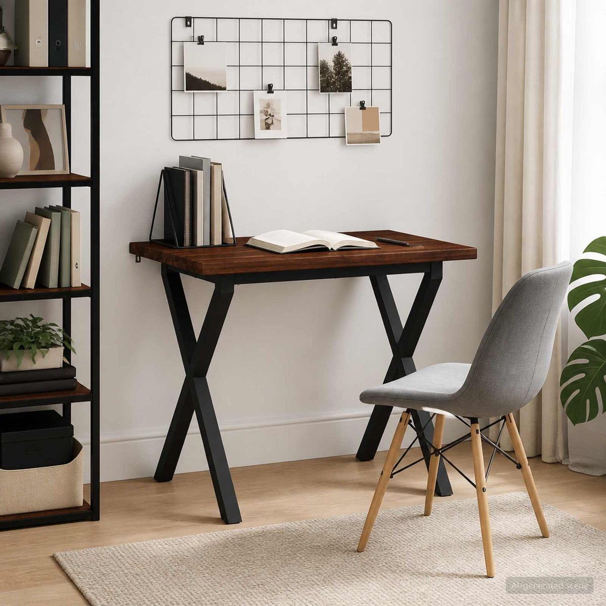 Kvadratinis valgomojo stalas 110 x 55 x 75 cm