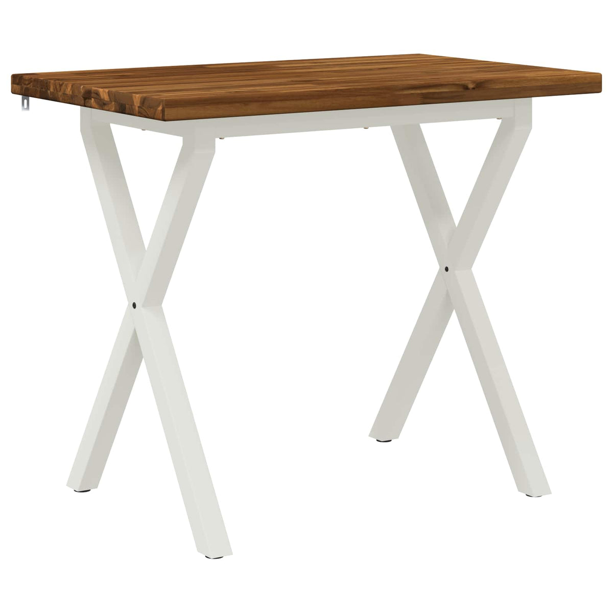 90 x 55 x 75 cm Kietos akacijos mediena Natūrali ir Balta