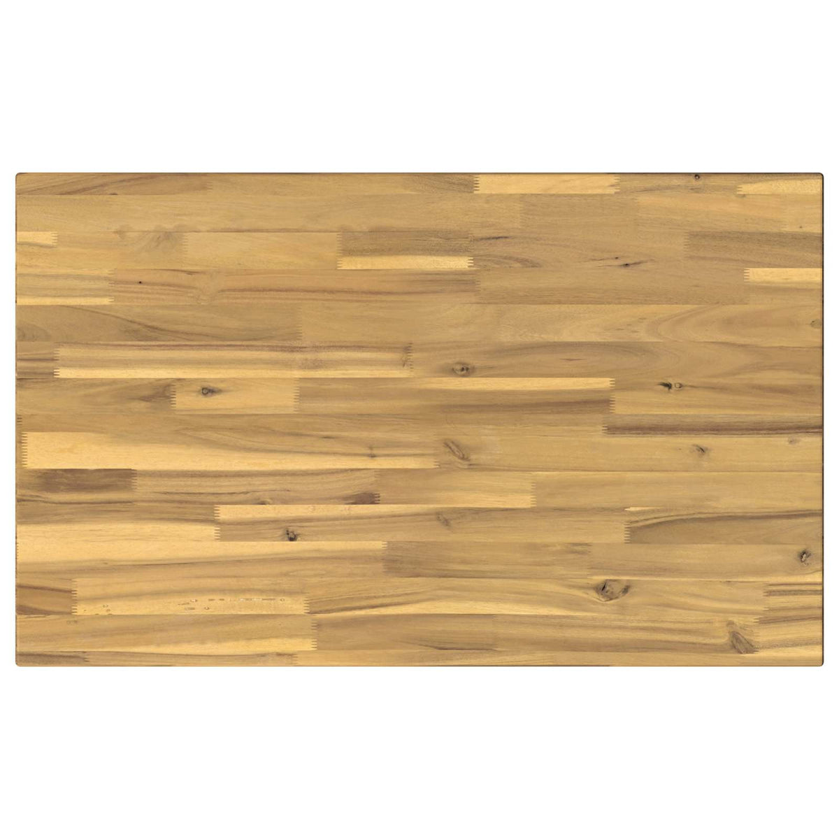 90 x 55 x 75 cm Kietos akacijos mediena Balta Stačiakampio