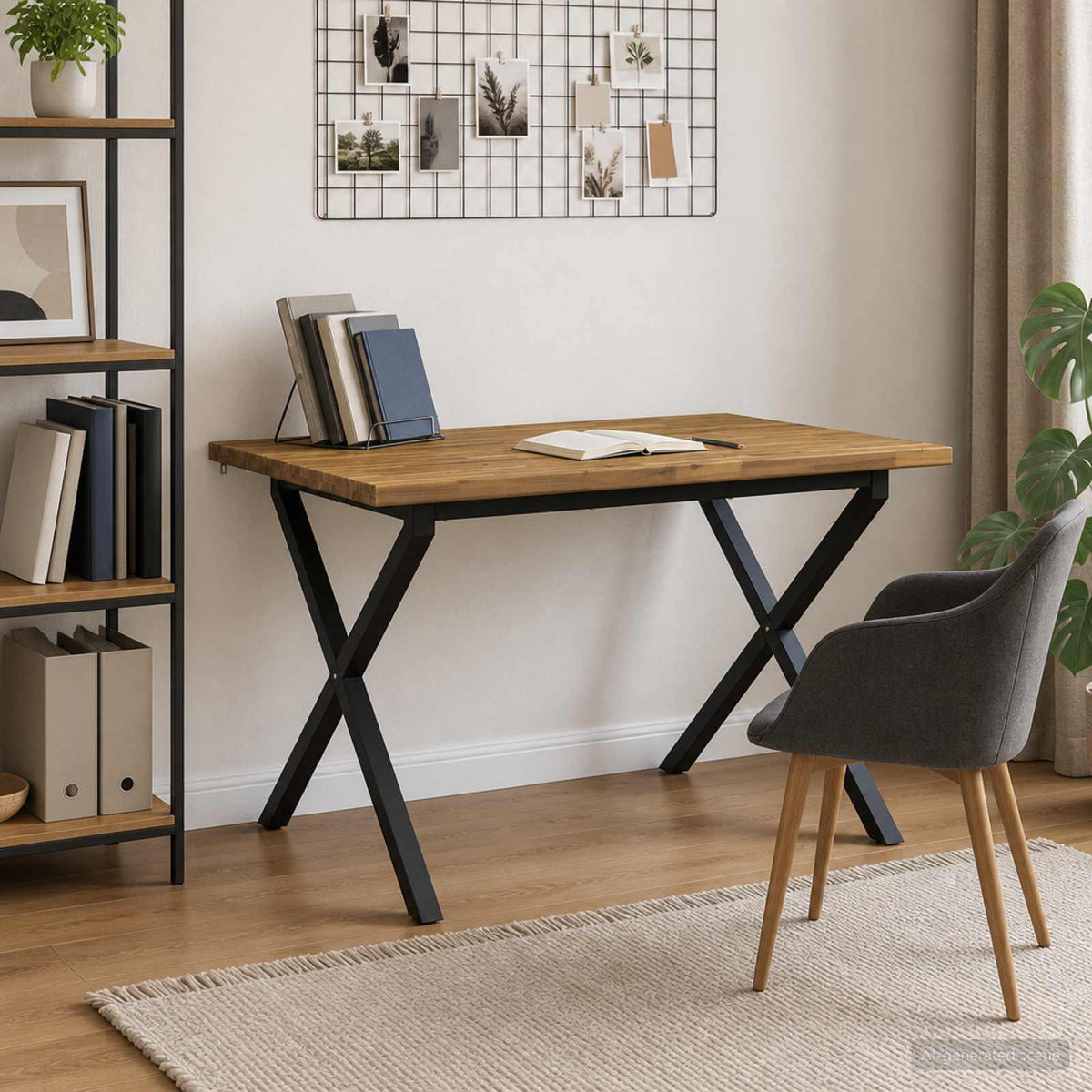 Kvadratinis valgomojo stalas 120 x 90 x 75 cm