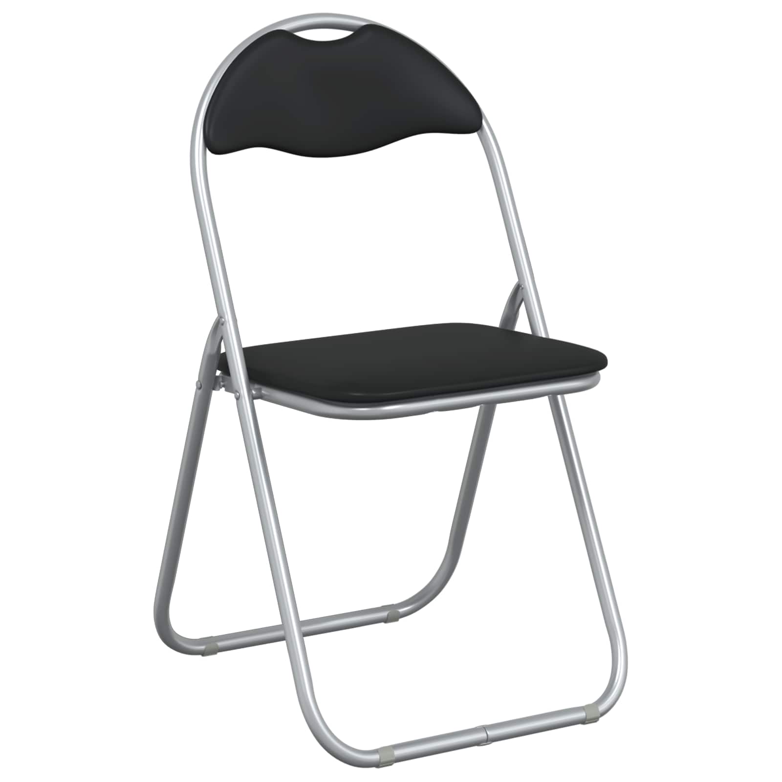 Sulankstoma kėdė 2 pcs Juoda ir pilka 48 x 43,5 x 81 cm