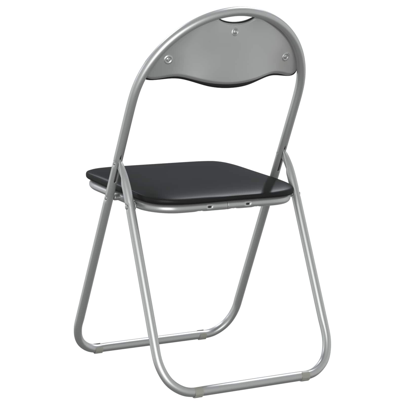 Sulankstoma kėdė 2 pcs Juoda ir pilka 48 x 43,5 x 81 cm