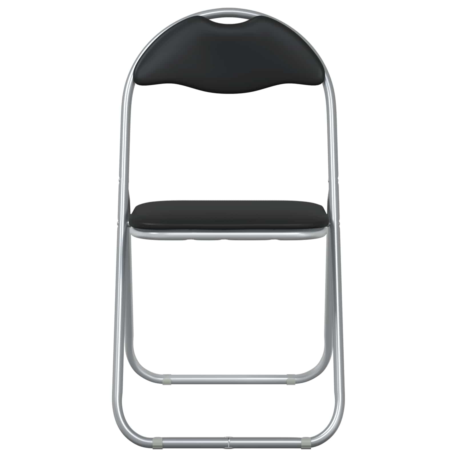 Sulankstoma kėdė 2 pcs Juoda ir pilka 48 x 43,5 x 81 cm