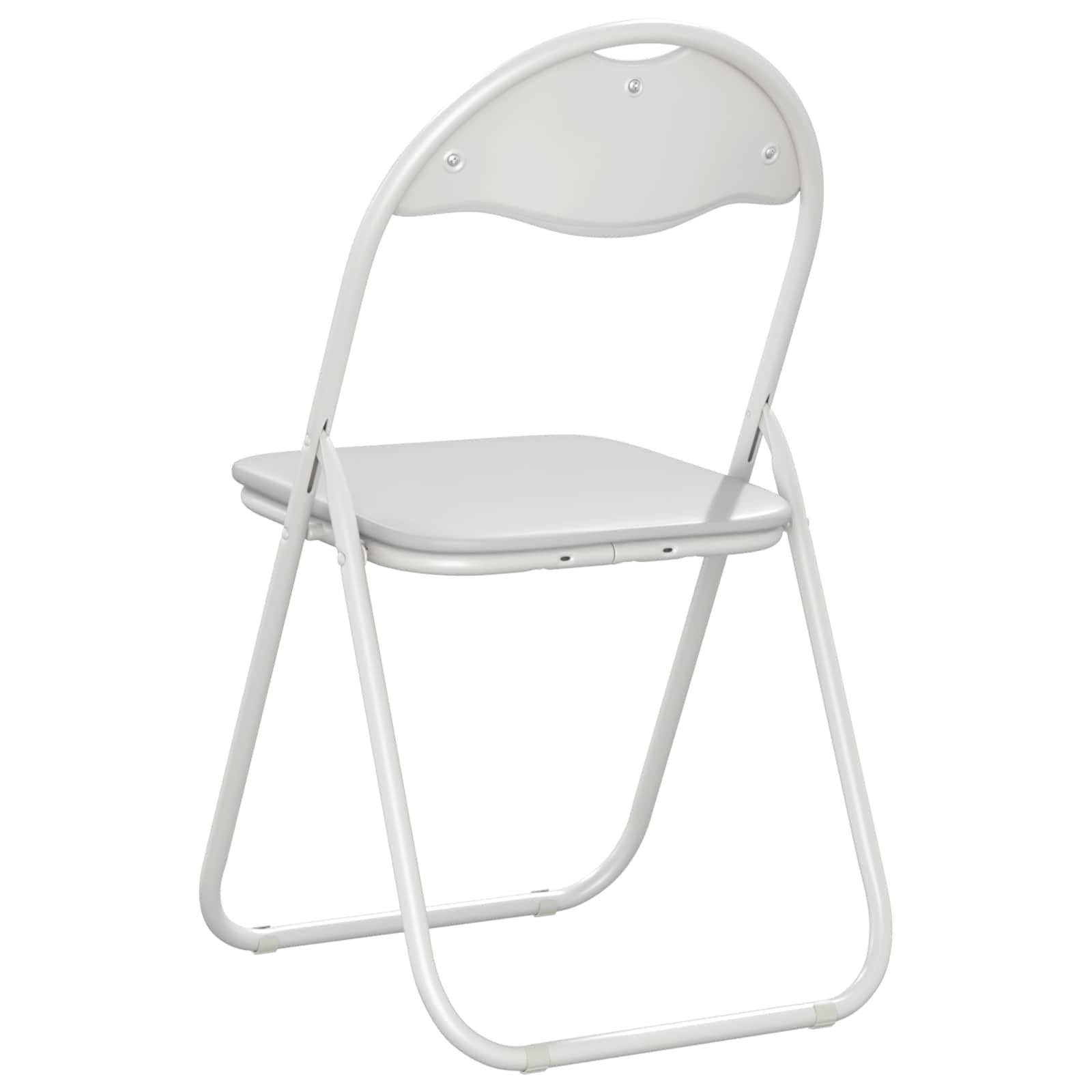 Sulankstoma kėdė 2 pcs Balta ir pilka 48 x 43,5 x 81 cm