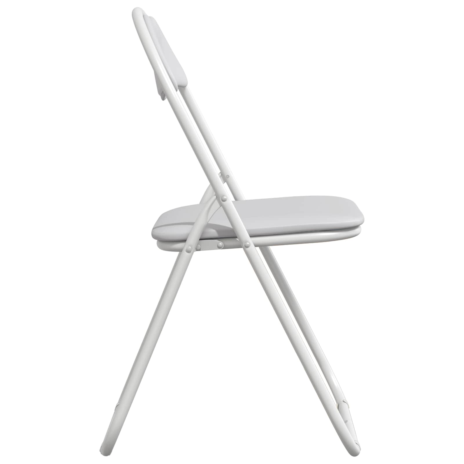 Sulankstoma kėdė 2 pcs Balta ir pilka 48 x 43,5 x 81 cm