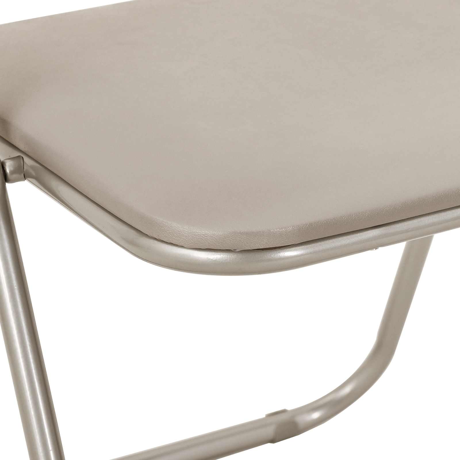 Folding Dining Chair 2 pcs Sand 48 x 43.5 x 81 cm