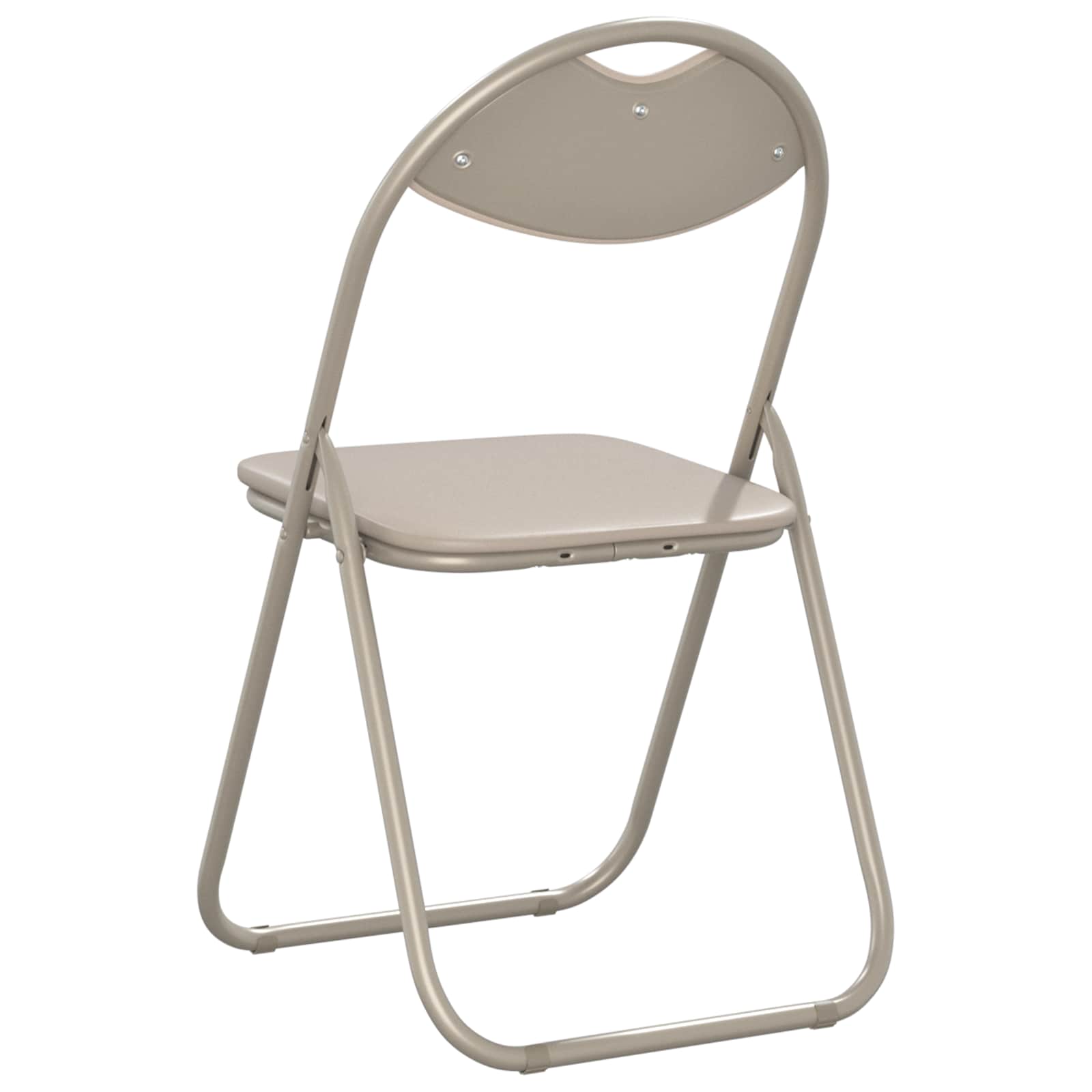 Folding Dining Chair 2 pcs Sand 48 x 43.5 x 81 cm