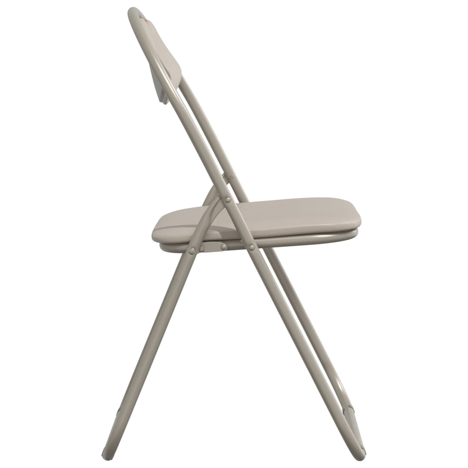 Folding Dining Chair 2 pcs Sand 48 x 43.5 x 81 cm