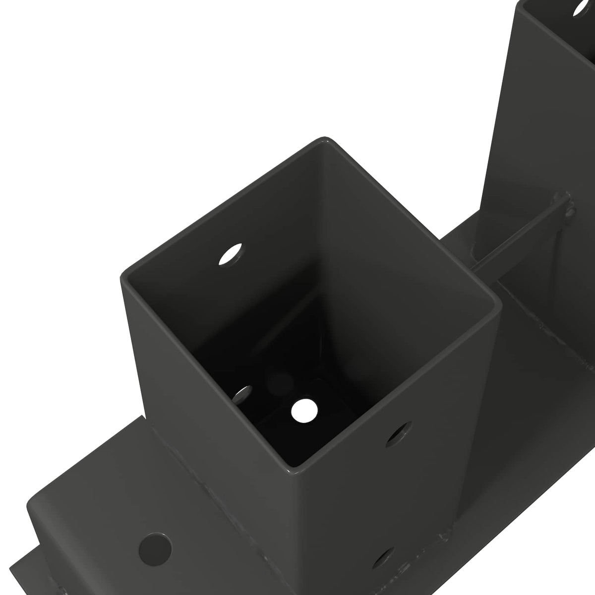 Malkų stelažo pagalbininkas 4 vnt. Antracito 34 x 10 x 15 cm