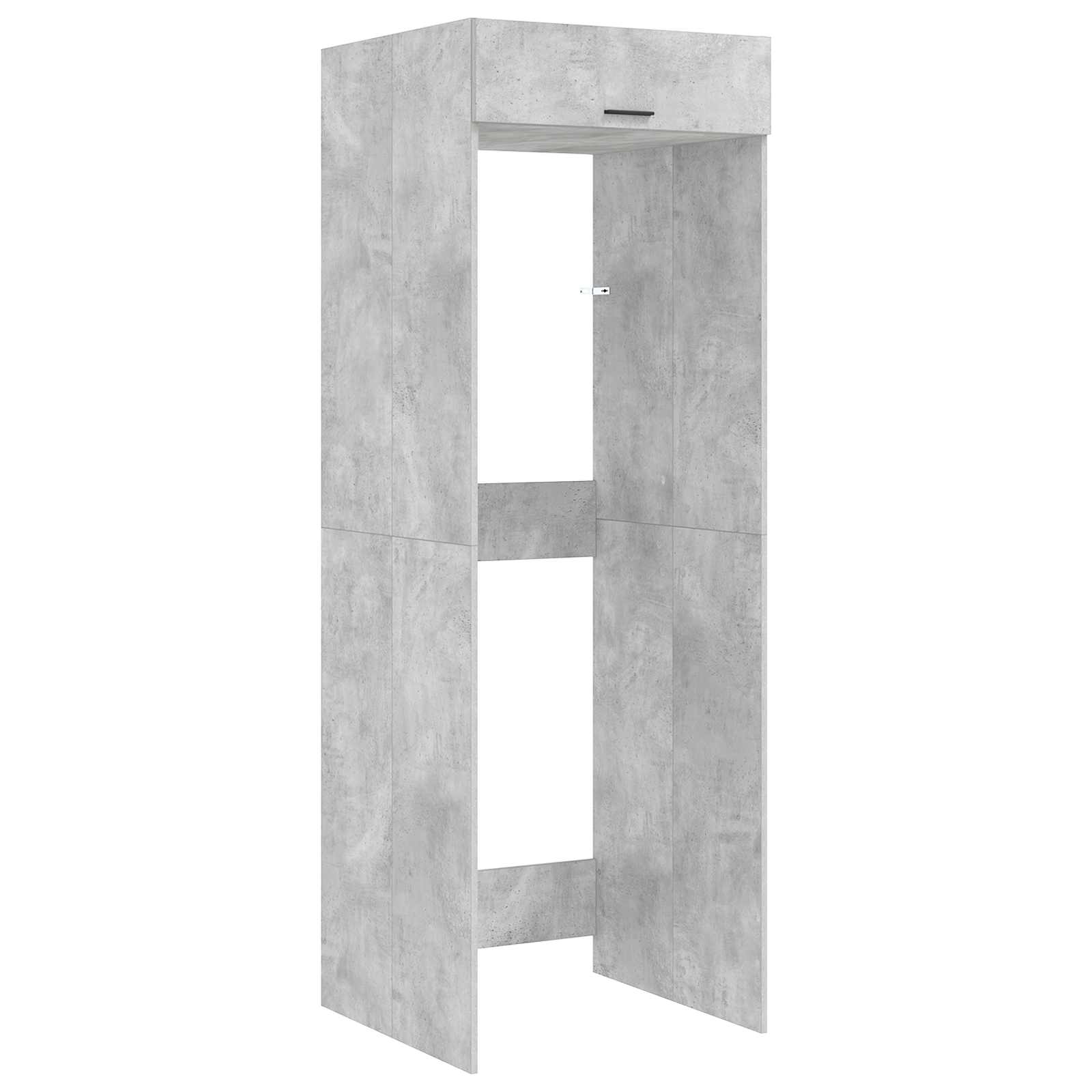 Veļasmašīnas skapis Beton 67,5 x 68 x 200 cm