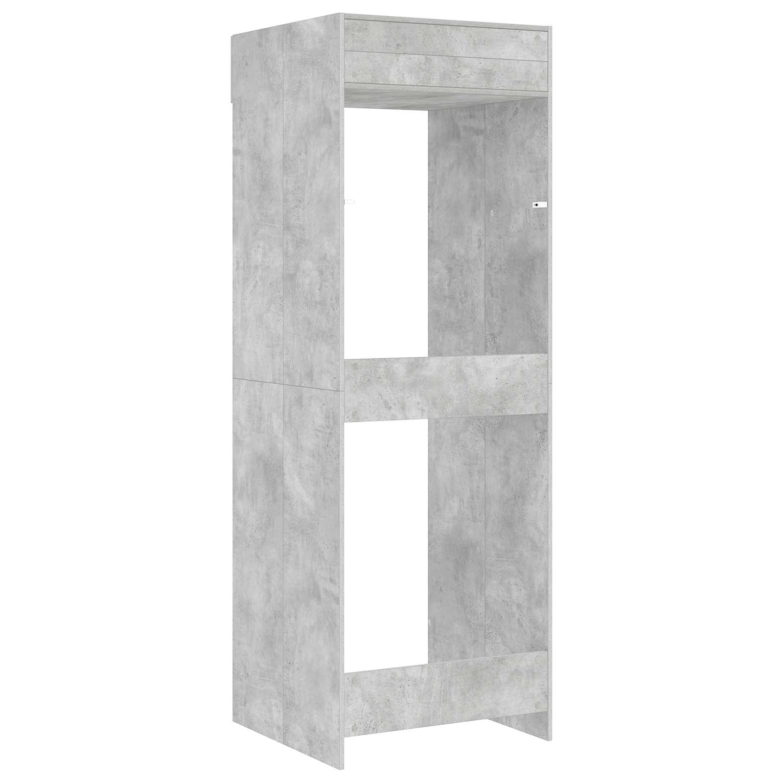 Veļasmašīnas skapis Beton 67,5 x 68 x 200 cm