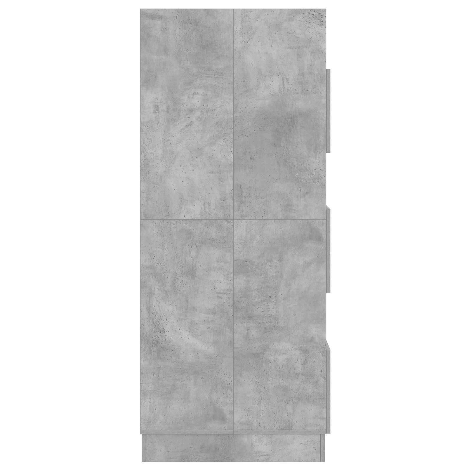 Veļas skapis Betons 50 x 68 x 162 cm Apstrādāta koksne