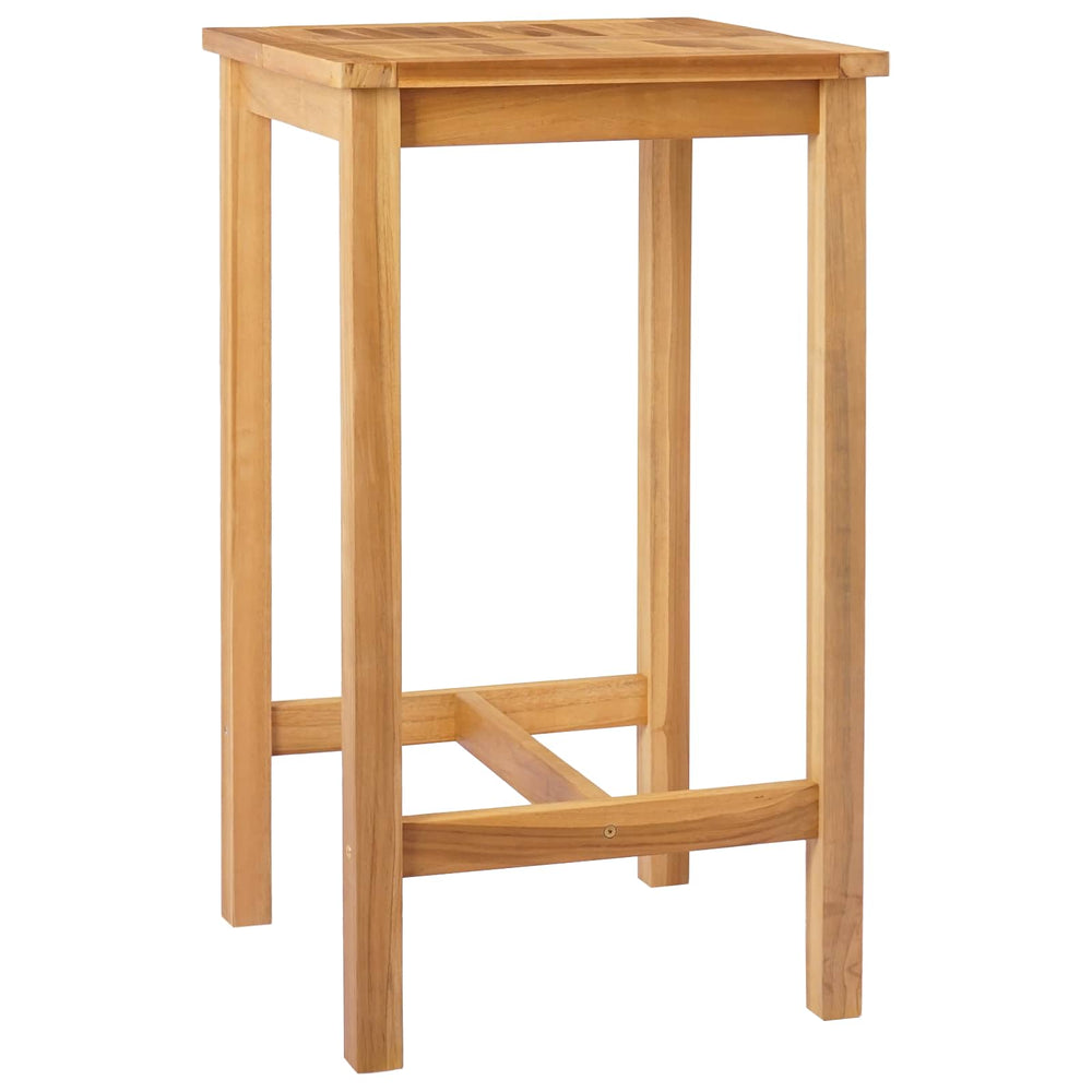 Baro stalas Natūrali 60 x 60 x 105 cm Kietasis teak