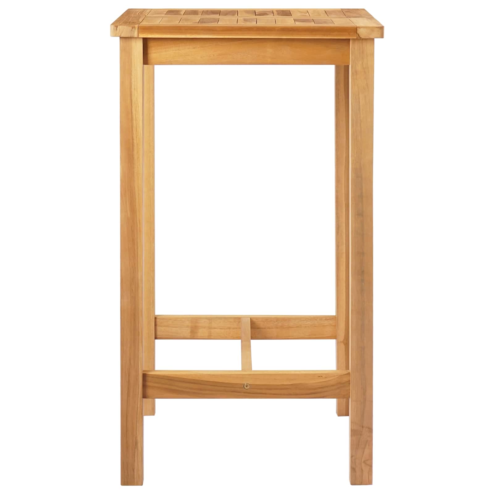 Baro stalas Natūrali 60 x 60 x 105 cm Kietasis teak