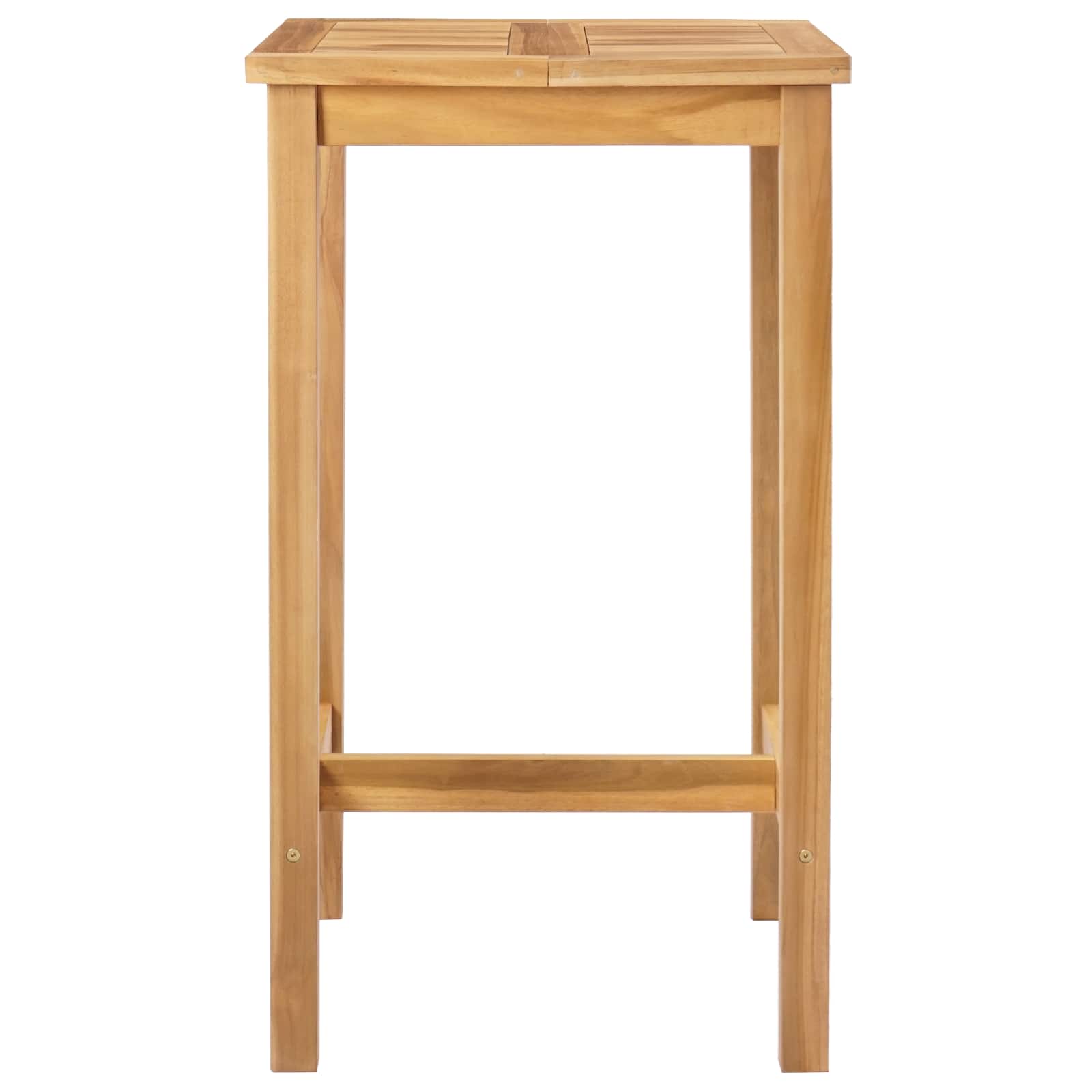 Baro stalas Natūrali 60 x 60 x 105 cm Kietasis teak