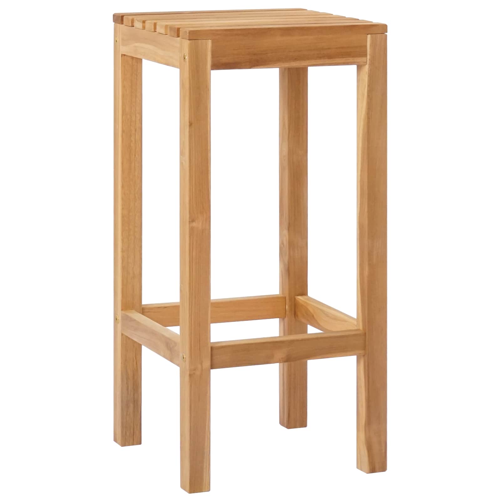 Baro taburetė 2 pcs Ruda Kieto teka medžio