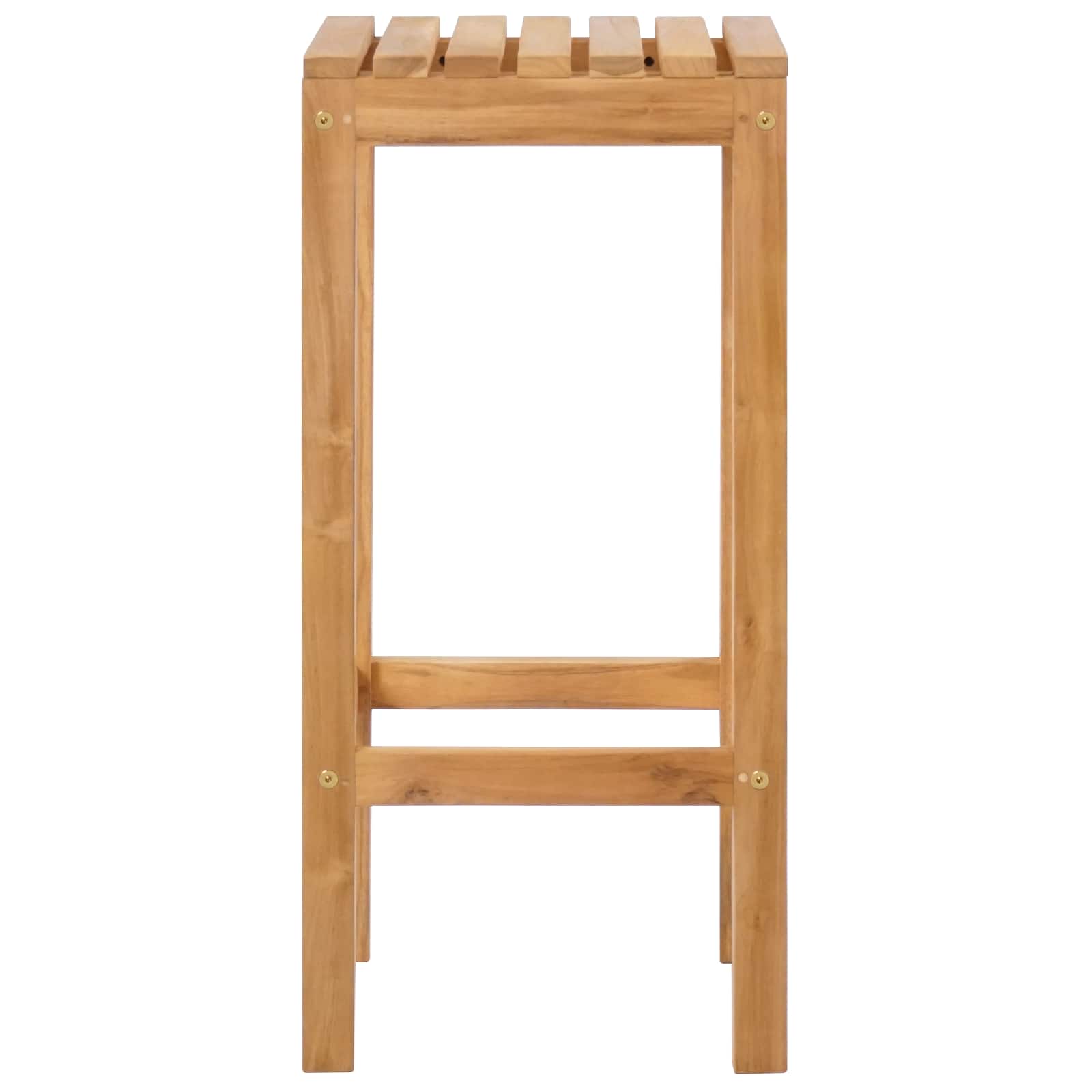 Baro taburetė 2 pcs Ruda Kieto teka medžio