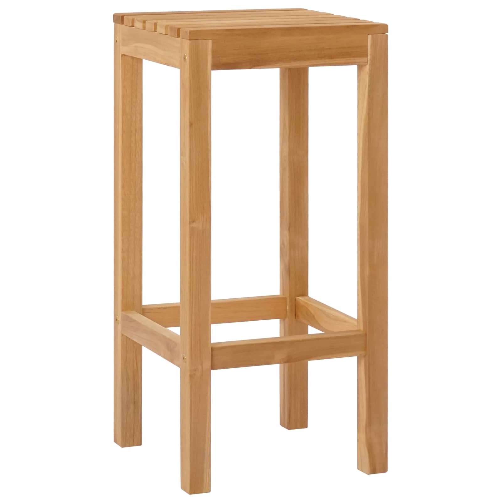 Baro taburetė 4 pcs Ruda Kieto teka medžio