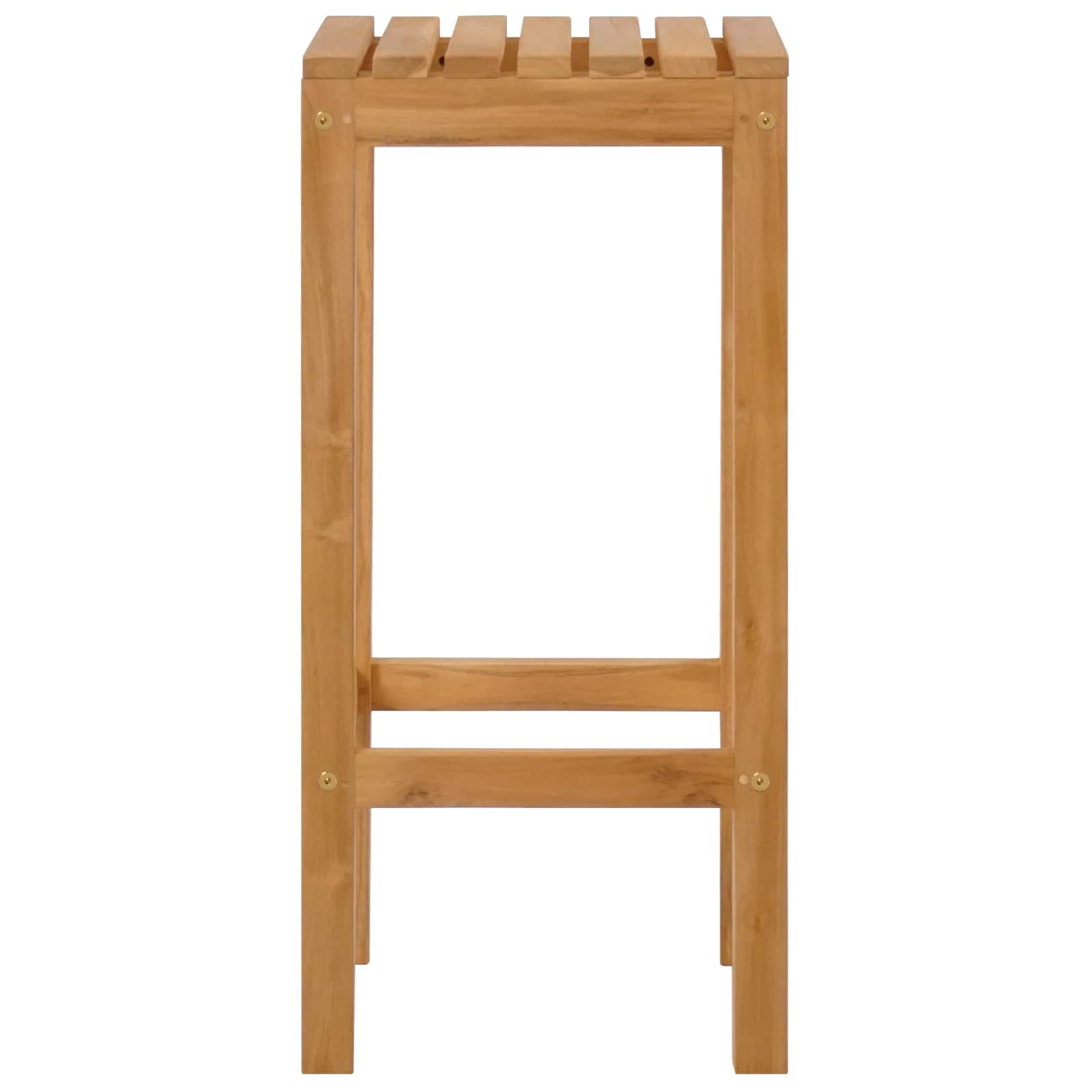 Baro taburetė 4 pcs Ruda Kieto teka medžio
