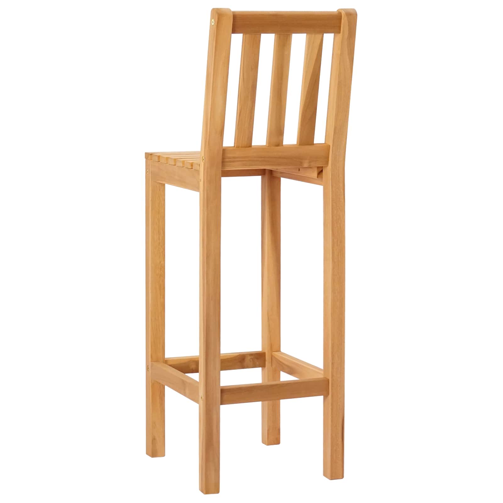 Baro Kėdė 2 pcs Neapdorotas 35 x 45 x 110 cm Kieto teka medžio