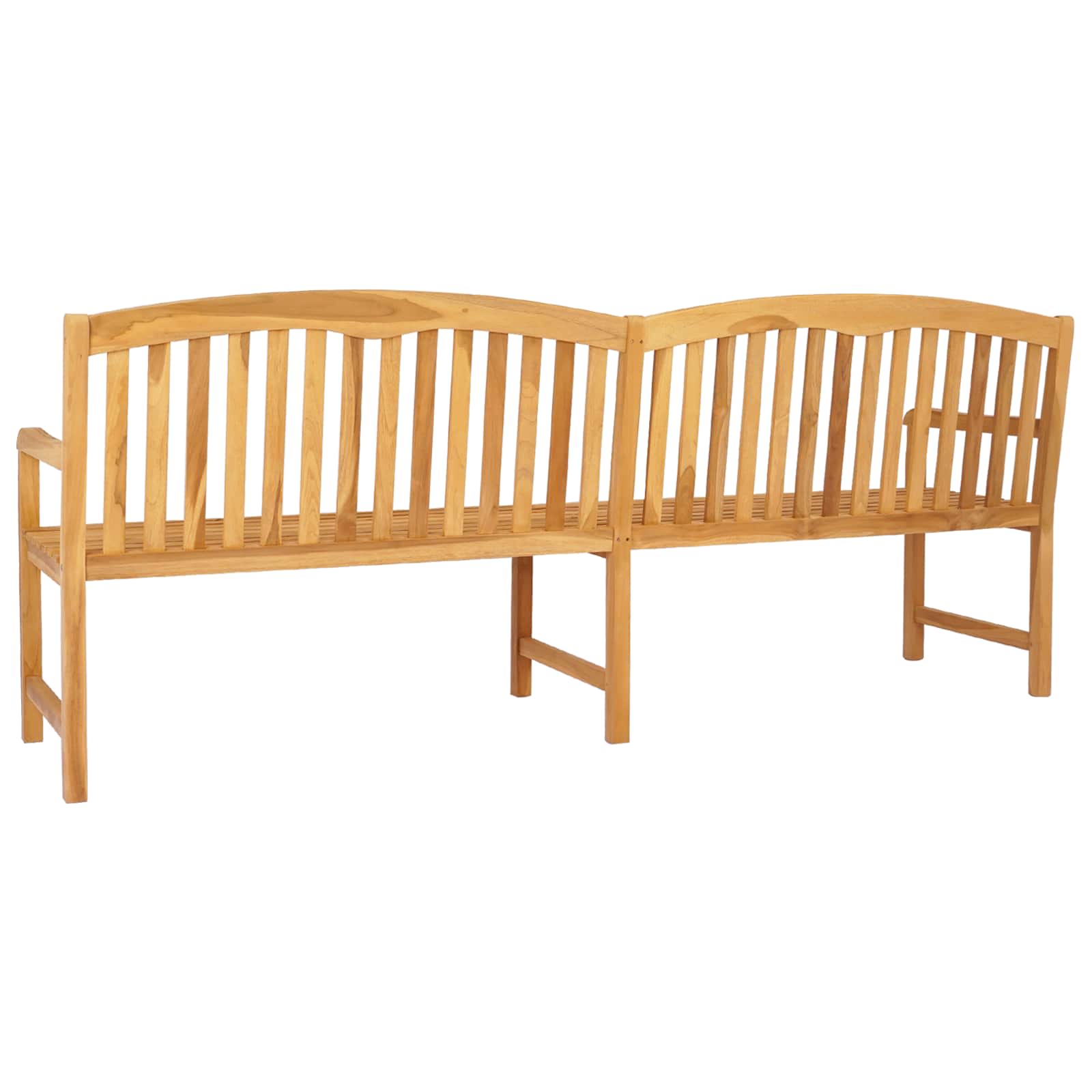 Rankų darbo rožių suolelis Natūrali 228 x 60 x 90 cm