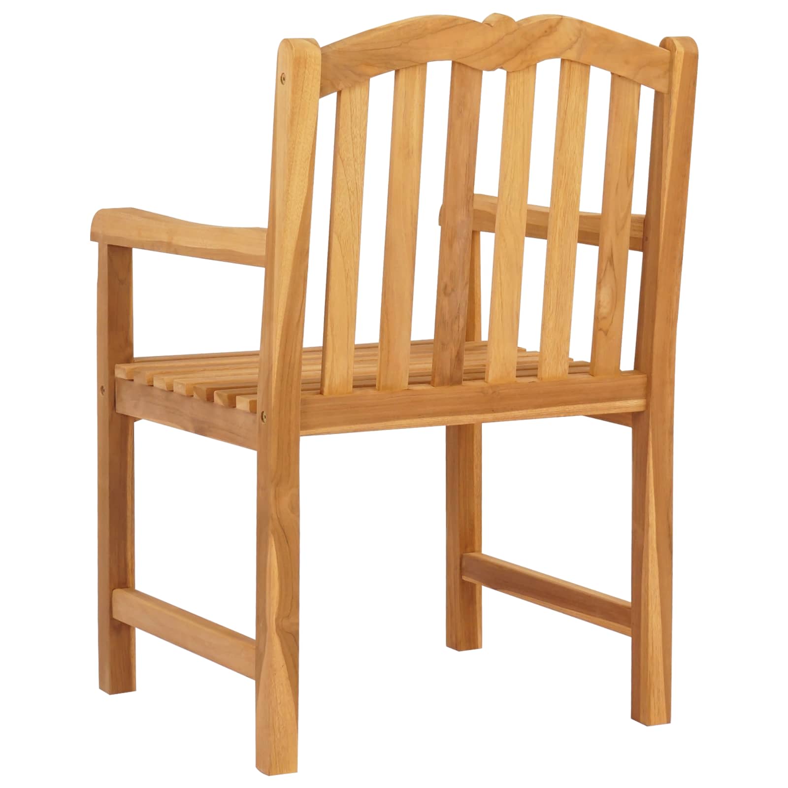 Sodo Kėdė 2 pcs Natūrali 58 x 60 x 93 cm Kieto teka medžio