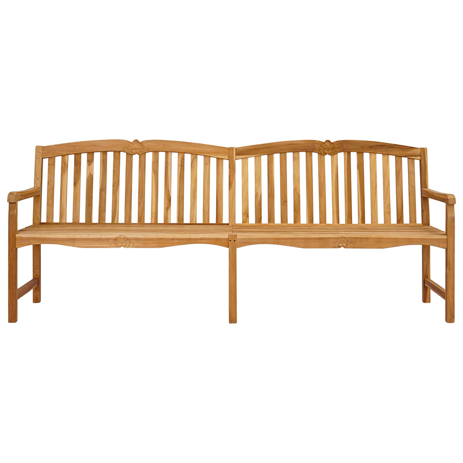 Rankų darbo rožių suolelis Natūrali 228 x 61 x 94,5 cm