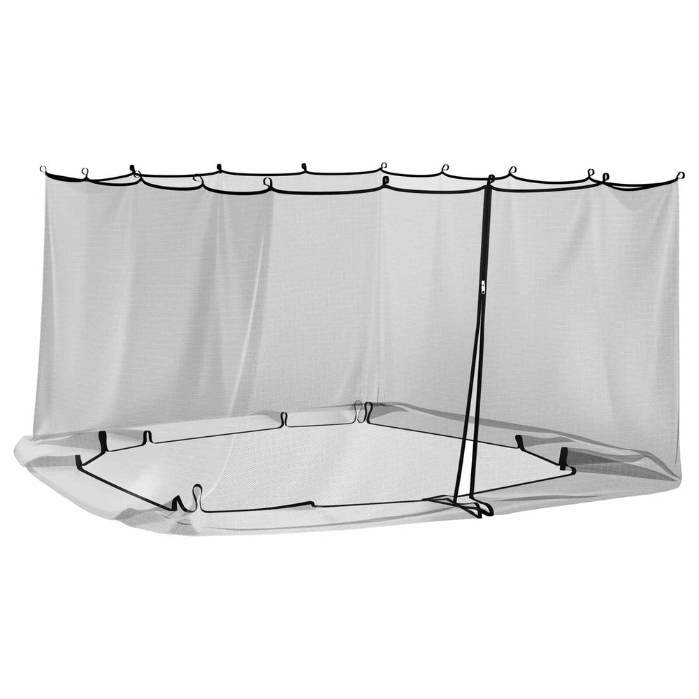 Uodų tinklelį pavėsinei 220 tinklas Juoda 3,6 x 3,6 x 2 m