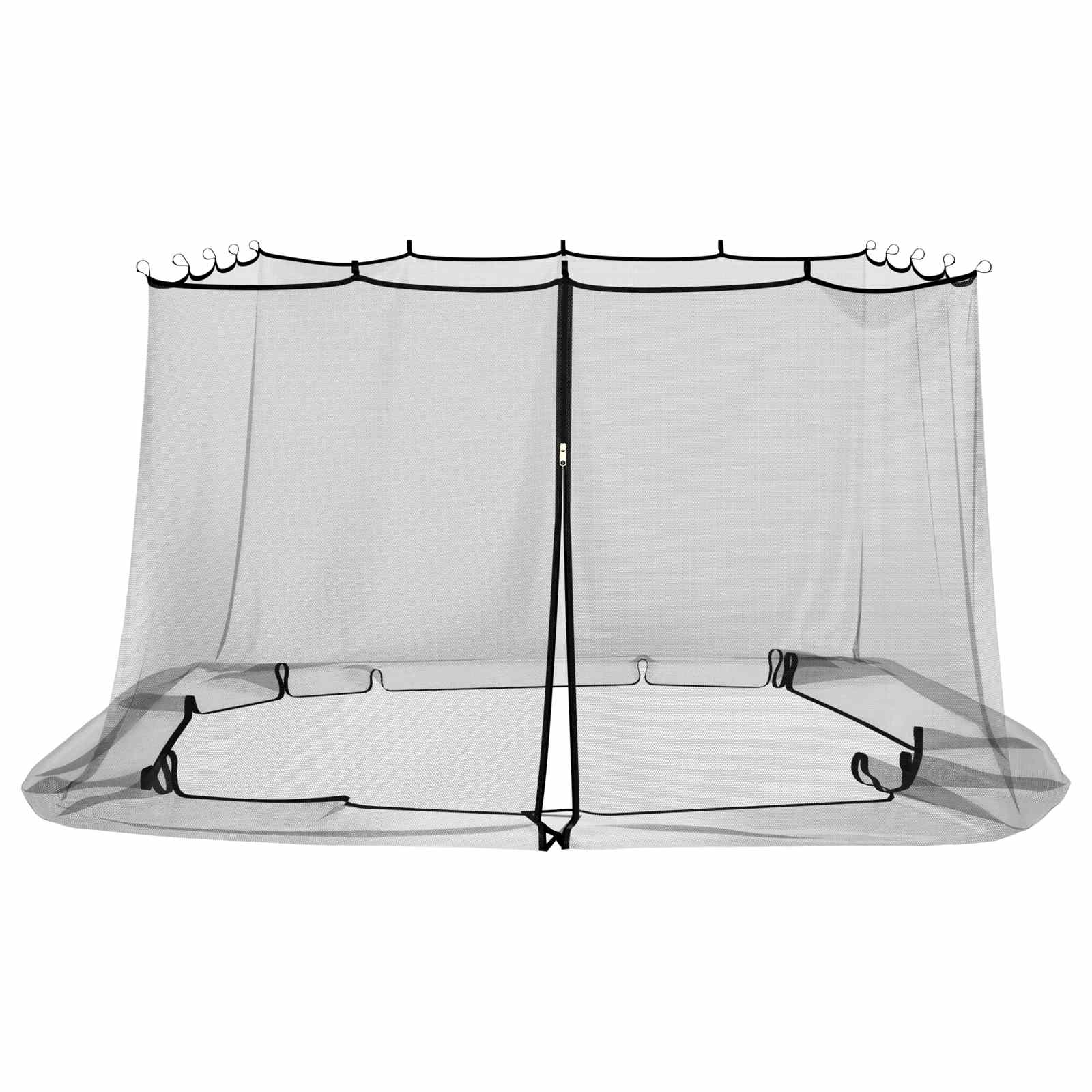 Uodų tinklelį pavėsinei 220 tinklas Juoda 3,6 x 3,6 x 2 m